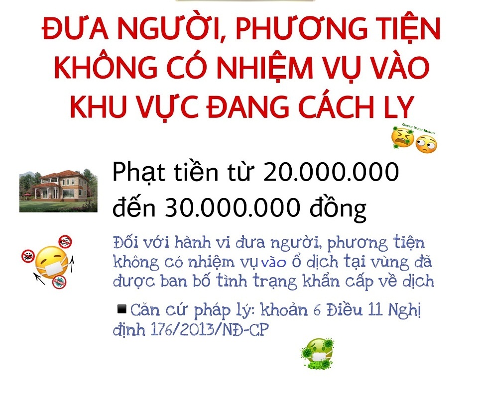 Vi phạm liên quan đến virus Corona